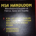 Business logo of Msa handloom