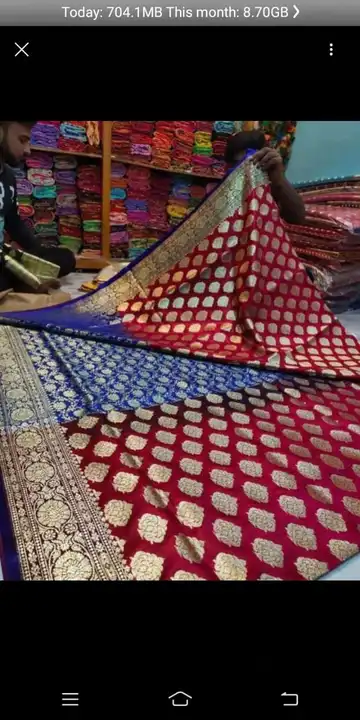 Benarasi saree  uploaded by Puja's collection on 7/13/2023