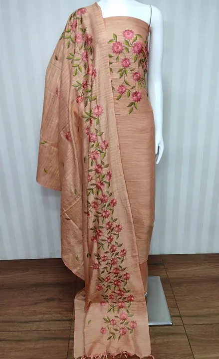 👆👆 Madhubani Print Suit

➡️ Dupatta Fabric:-Kela Resham

➡️ Top Fabric:- Katan Salab

➡️ Bottom Fa uploaded by Silk on 7/13/2023