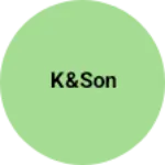 Business logo of K&son
