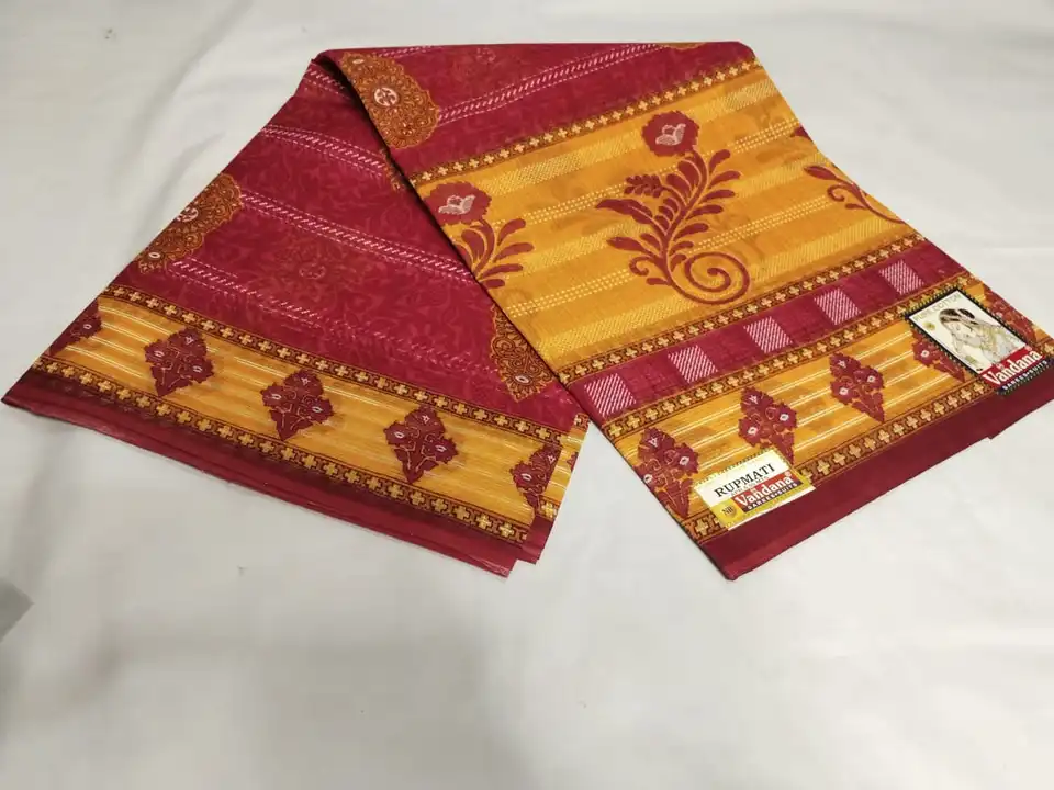 Pure cotton saree  uploaded by Aborani Saree Shop on 7/13/2023