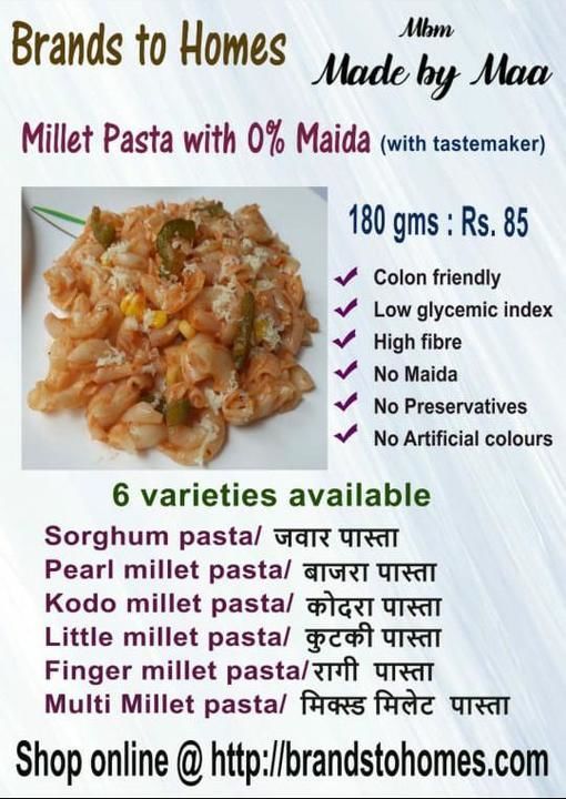 Millet Pasta  uploaded by Made by Maa  on 3/16/2021