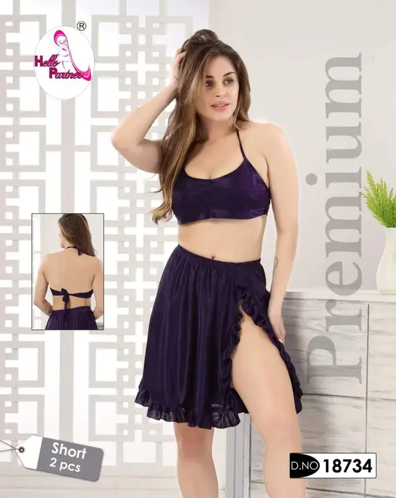 Babydoll sexy ladies night dress  uploaded by business on 7/13/2023