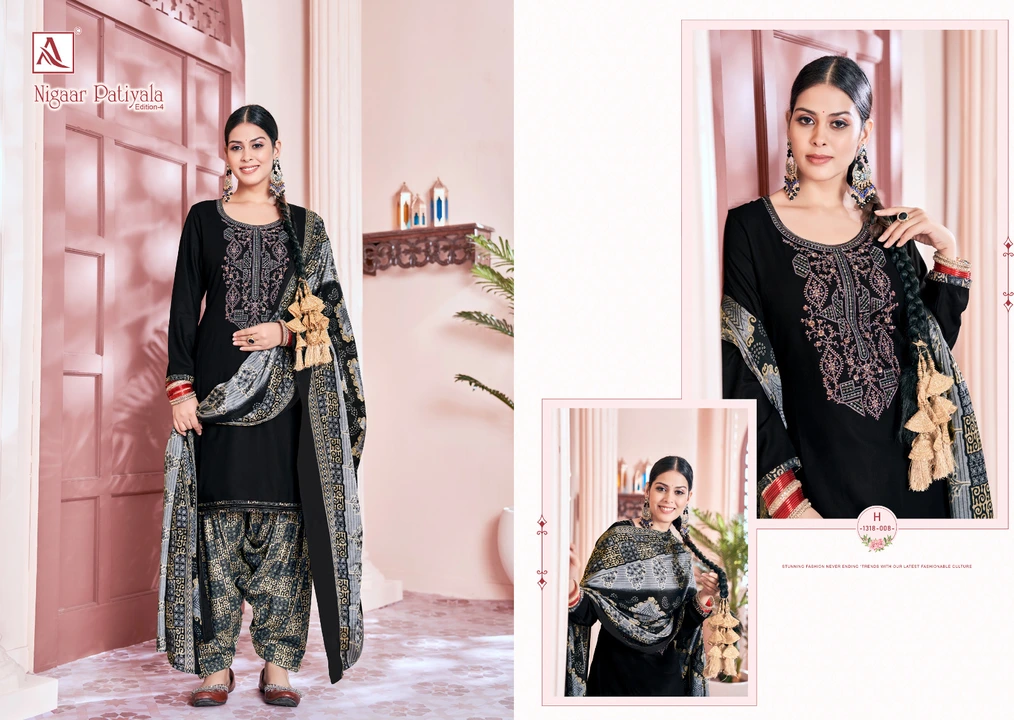 ALOK SUITS BY NIGAAR PATIYALA EDITION  uploaded by Kaynat textile on 7/13/2023