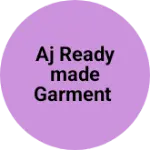 Business logo of Aj readymade garment