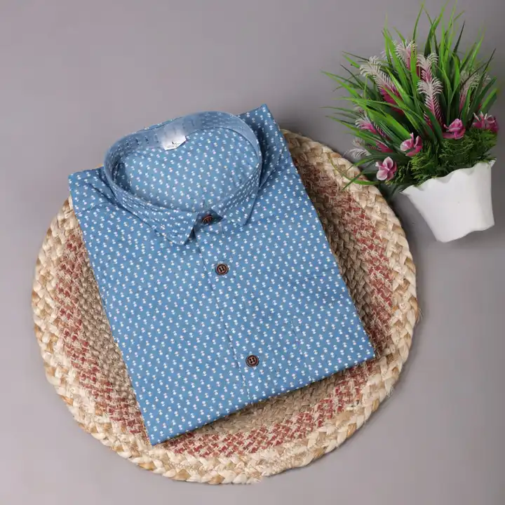 Pure Cotton Men's Shirt uploaded by Handloom print on 7/14/2023