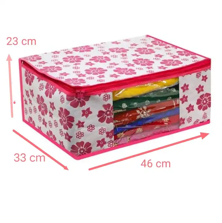 SamraThal IndusTries foldable wardrobe organizer clothes cover saree cover  uploaded by business on 7/14/2023