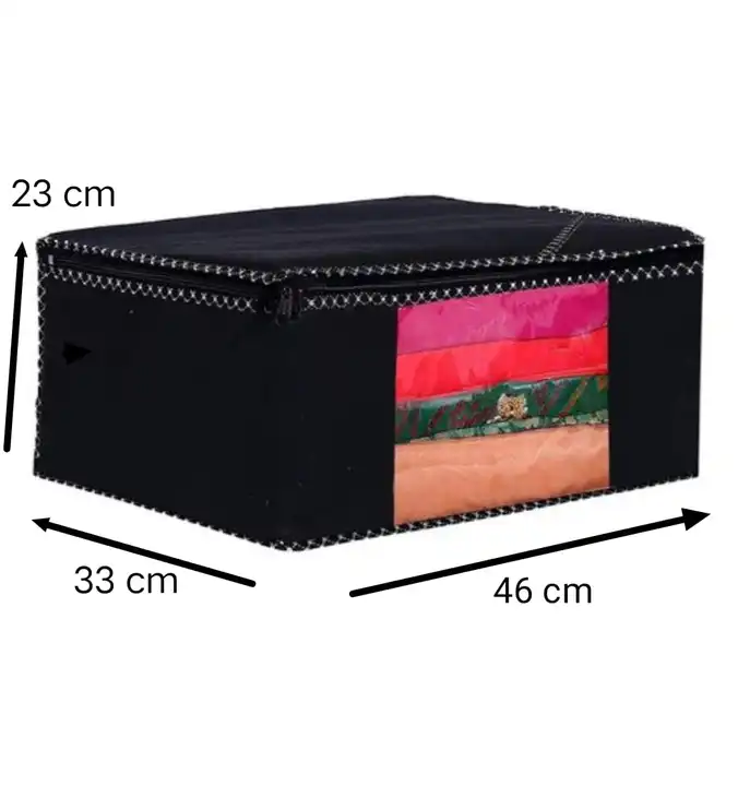 SamraThal IndusTries foldable wardrobe organizer clothes cover saree cover  uploaded by business on 7/14/2023