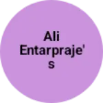 Business logo of Ali entarpraje's