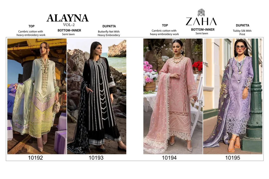 Zaha Mushq DesiZaha Mushq Designer Paksitani Suit  uploaded by Maa Fabircs on 7/14/2023