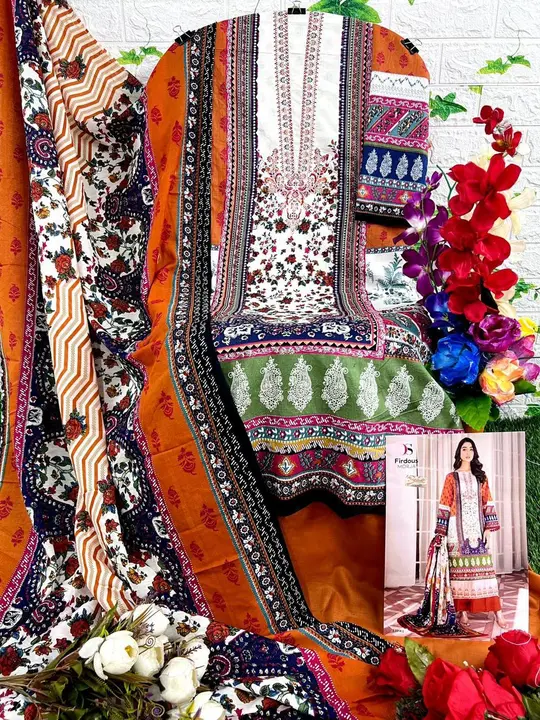 Deepsy Mojra laDeepsy Mojra latest Paksitani Suit  uploaded by Maa Fabircs on 7/14/2023