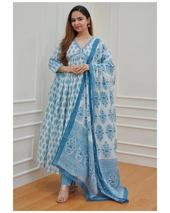 NEW LUNCHING nayra+ Aliya cut launch 

 *Beautiful Rayon 140  Fabric nayra cut +Aaliya cut Kurti set uploaded by Wedding collection on 7/14/2023