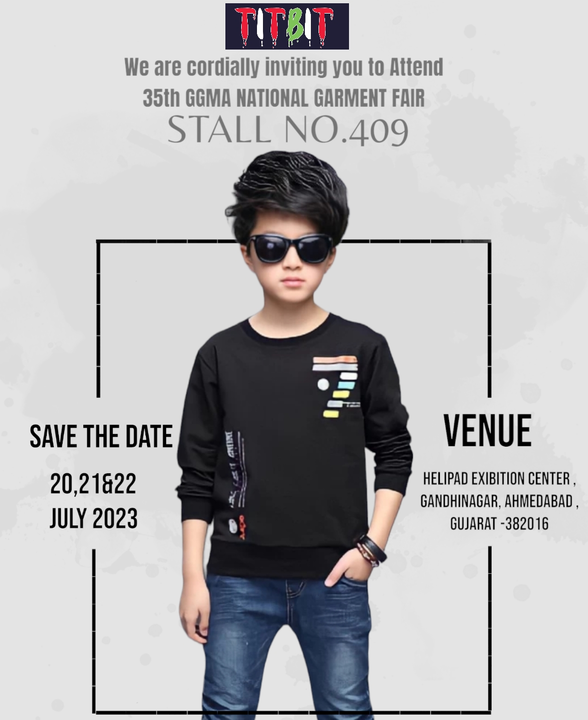 Post image Mark your calendars! The GGMA exhibition fair is just around the corner, and Titbitkidswear will be there with their trendiest outfits for little fashionistas. Join us for a day of fashion and fun!!
