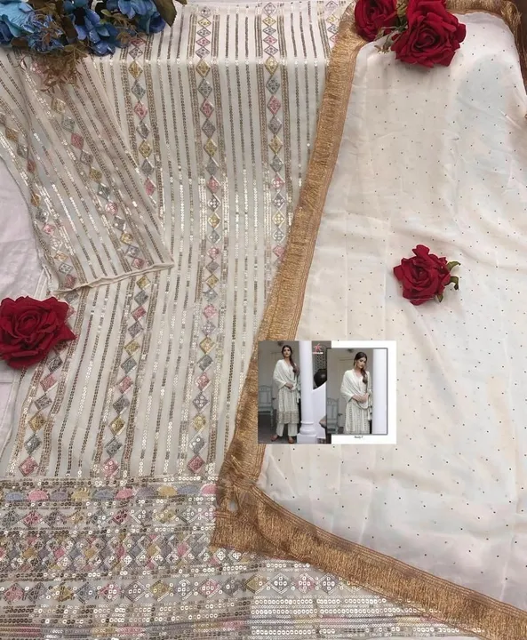 Pakistani suit uploaded by M.H dresses on 7/14/2023