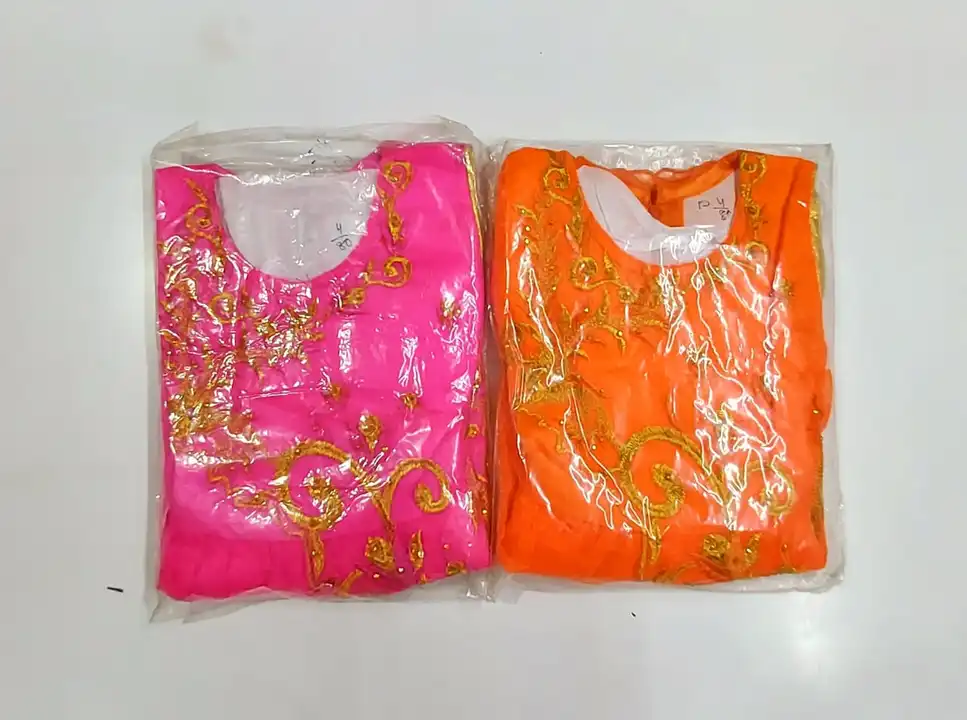Girls Frock-Size 20/22 Pink/Orange            uploaded by Lovely Garments on 7/14/2023