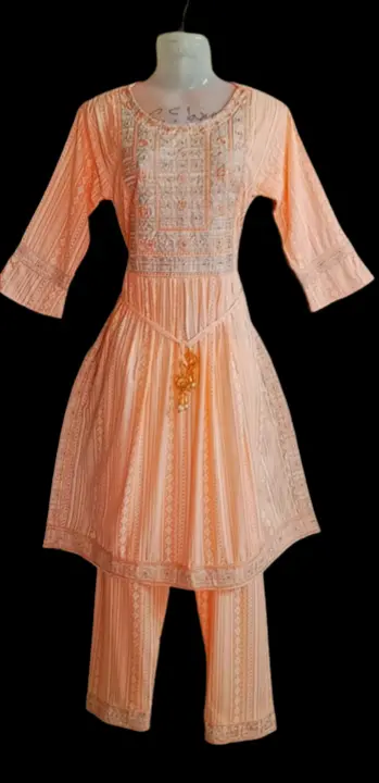 Nayara cut new design kurta set uploaded by A.ALI DRESSES  on 7/14/2023