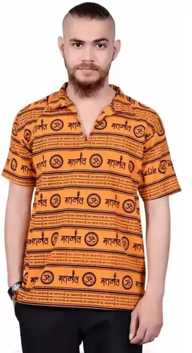 Mahakal kurta type tshirt cotton uploaded by R.S.G Readymade , Shani cloth house  on 7/14/2023