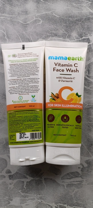 MAMAEARTH VITAMIN C FACE WASH MRP 259 uploaded by MK TRADERS on 7/14/2023