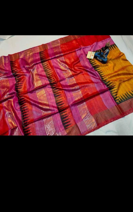 Product uploaded by Manufacturer of tussar gheecha 100 % silk saree on 7/14/2023