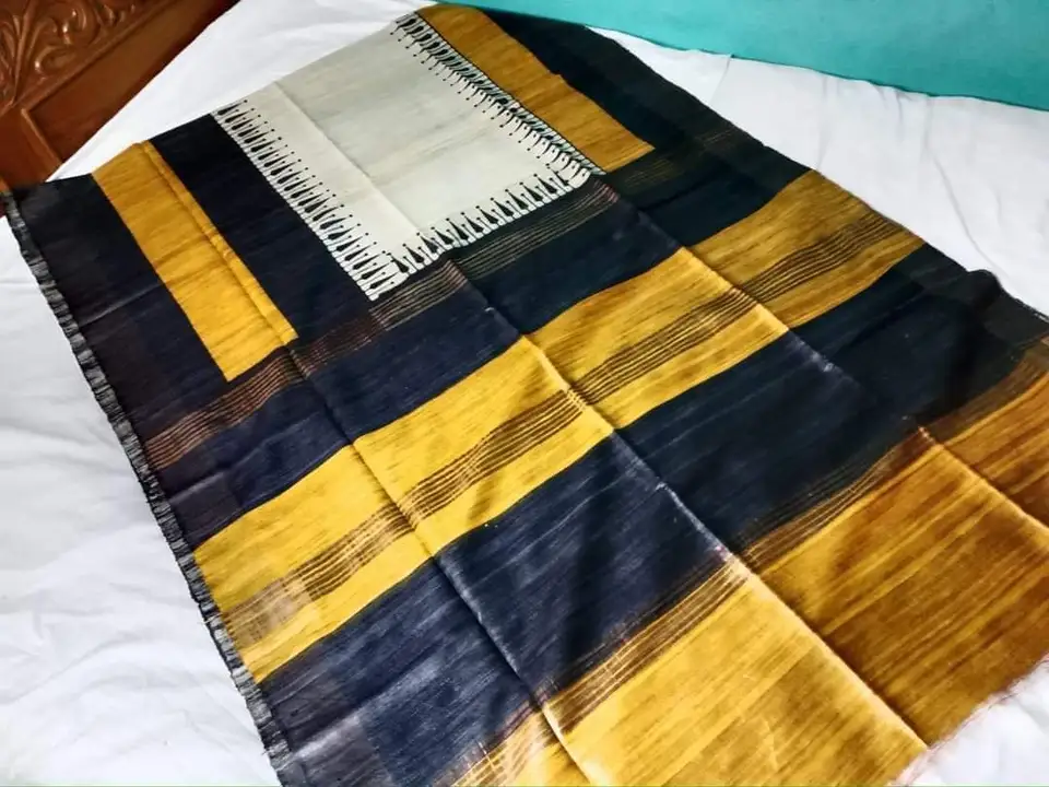 Product uploaded by Manufacturer of tussar gheecha 100 % silk saree on 7/14/2023