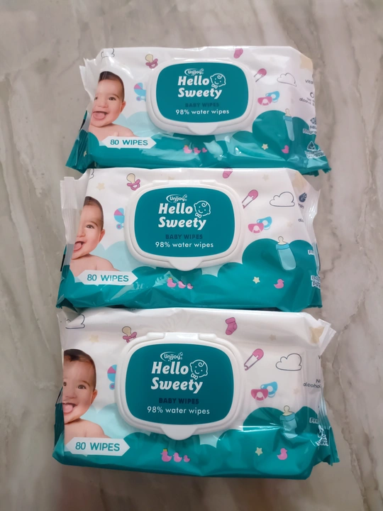 Hello sweety baby wiped uploaded by Arhan trade on 7/14/2023