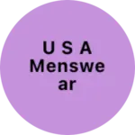 Business logo of U S A MENSWEAR