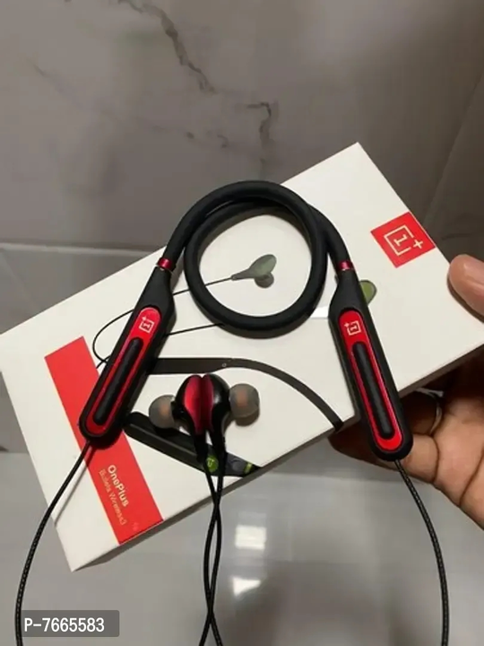 One Plus Bullet Neckband Neckband with Vibration Alert for Calls, in-Ear Wireless Earphones with 12  uploaded by Prince Tiwari on 7/14/2023