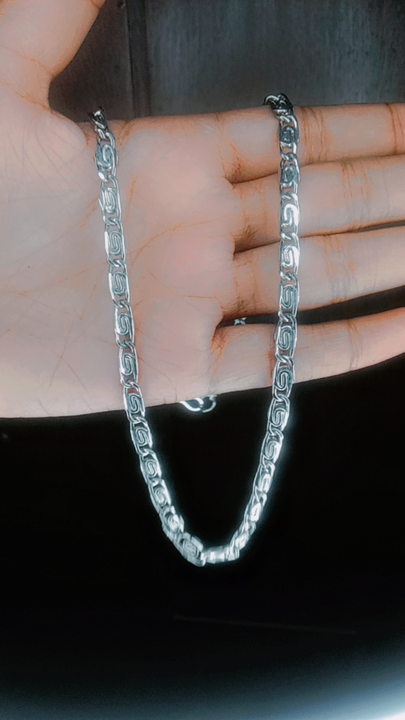 Silver chain  uploaded by Kavya's creation on 7/14/2023