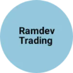 Business logo of Ramdev trading
