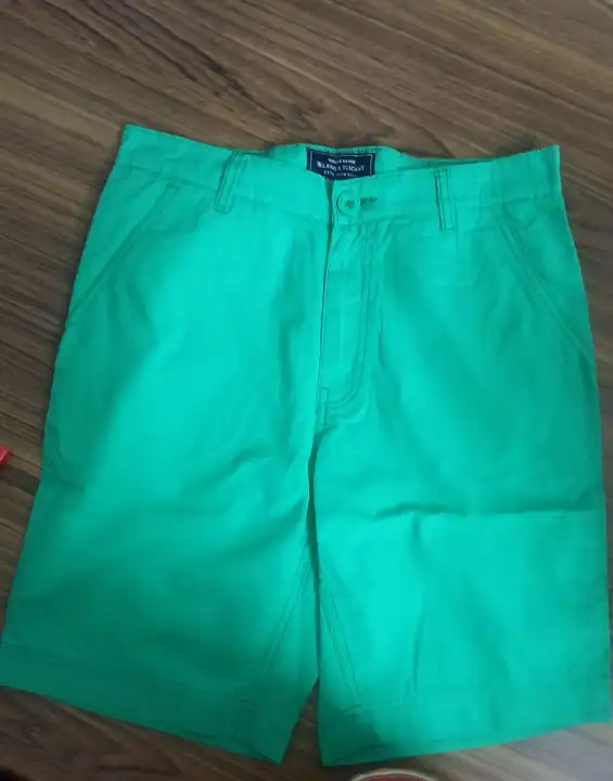 Showroom quality Tweel cotton fabric branded half pant... uploaded by FEEL Clothing Garments on 7/14/2023