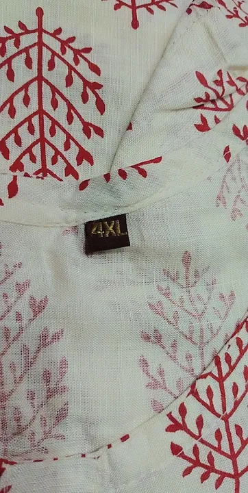 Jaipuri kurtie 
Size ; 3xl_(46)
Size; 4xl _(48)
Size: 5xl_ (50)
Rate :175/_Combo
 fabric: Rayonslub uploaded by Ridhi Sidhi Creation 9512733183 on 7/14/2023