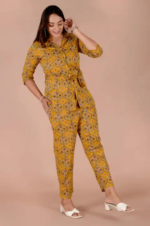 EXCLUSIVE COTTON PRINTED CO-ORDS SETS WITH PANT

SIZE:- 38-M,40-L,42-XL,44-XXL
 uploaded by V2 fashion on 7/14/2023