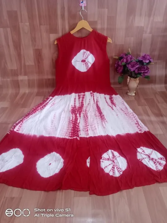 Gown  with Tie Die print  uploaded by PANIHARI COLLECTION CENTRE on 7/14/2023