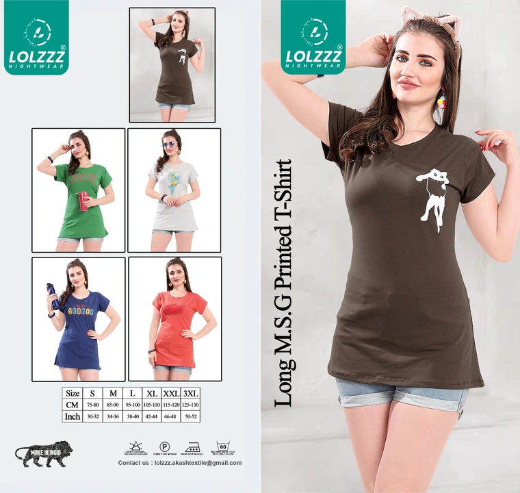 Long lycra 4way Tshirt  uploaded by Amit creation on 7/14/2023