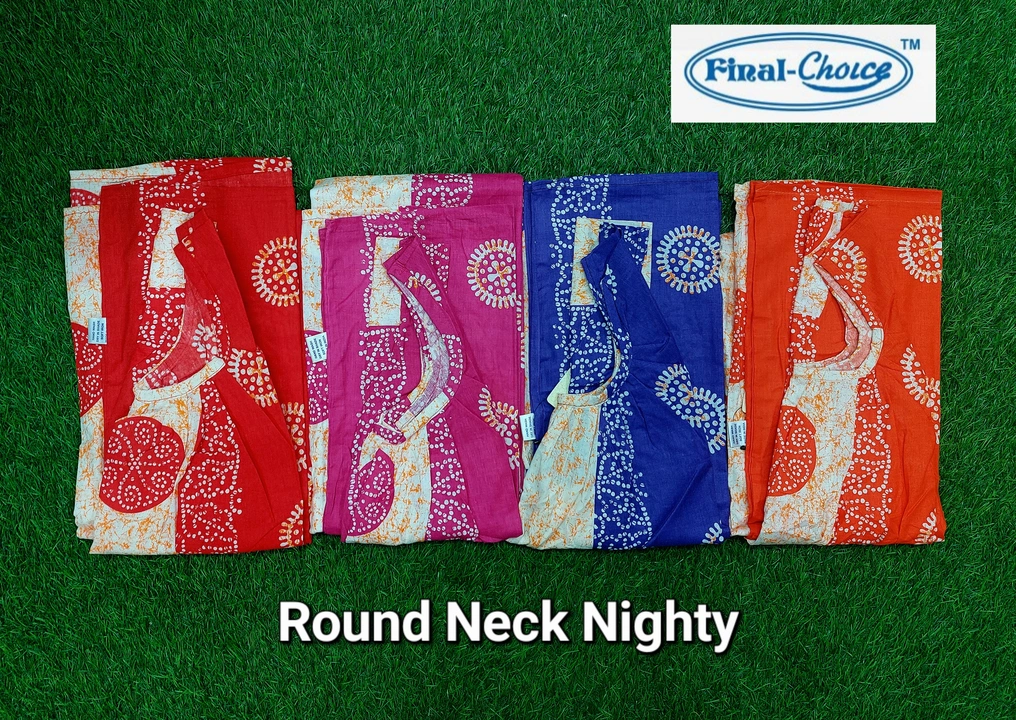 Round neck nighty uploaded by business on 7/14/2023