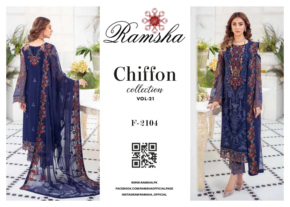 Ramsha pk suits uploaded by Al hareem designers on 7/14/2023