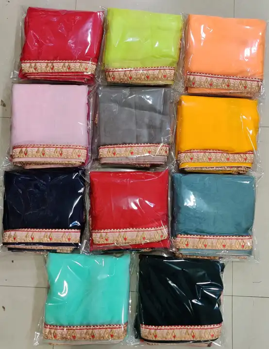 *New Launch*

*Rakhi special*

*Orgenja Good Quality Fabric*

*Jaipuri Single colour Dying*

*All ov uploaded by Gotapatti manufacturer on 7/15/2023