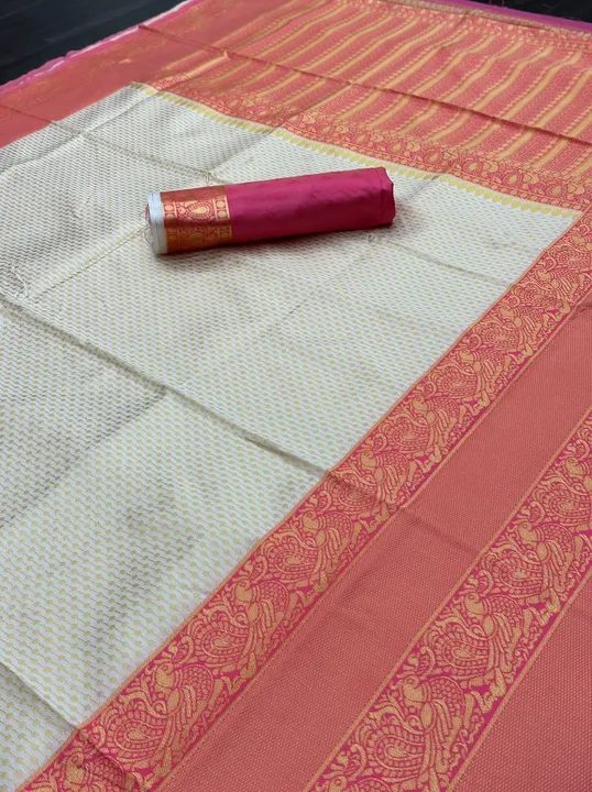 Soft lichi silk saree  uploaded by RV FASHION on 7/15/2023