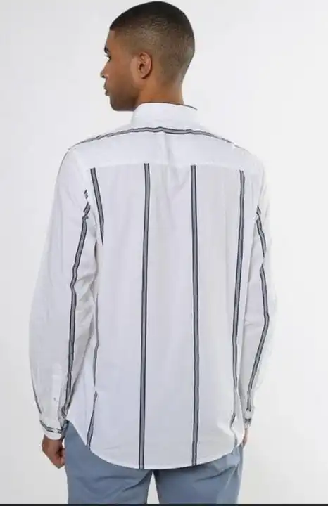 Strip line men's cotton shirt full sleeve  uploaded by Cotton X - Made in India  on 7/15/2023