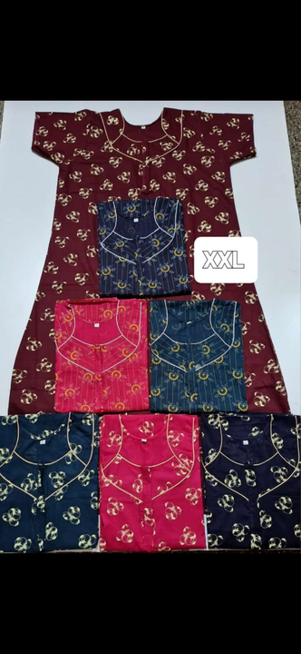 Cotton gujri nighty uploaded by Angels city fashion fabric on 7/15/2023