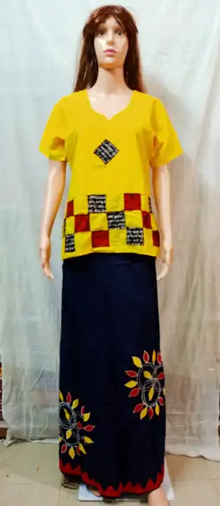 Ablik on pure scope cotton wrapper top set Size 38 to 48  uploaded by SOUGATA HAZRA on 7/15/2023