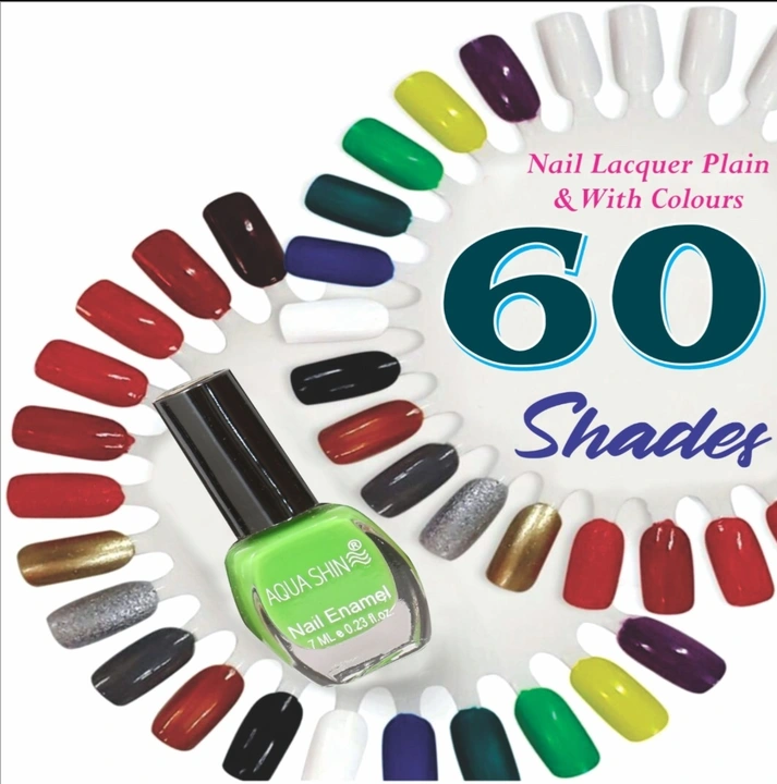 Nail paint lacquer  with colour  or plain  uploaded by Bagla Traders on 7/15/2023