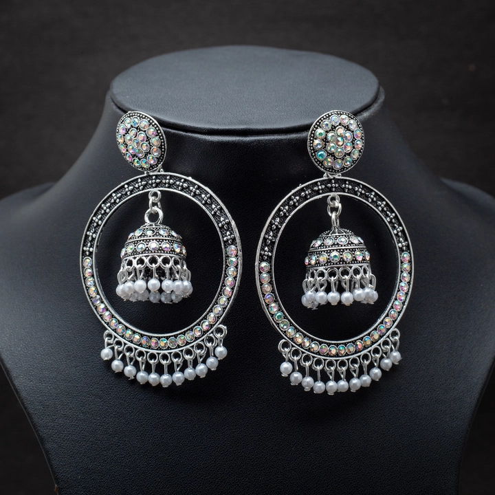 Jhumka earrings  uploaded by Yup It's Trendy on 7/15/2023