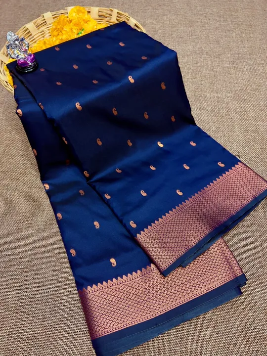 Vedika soft silk saree  uploaded by Krishna fashion on 7/15/2023