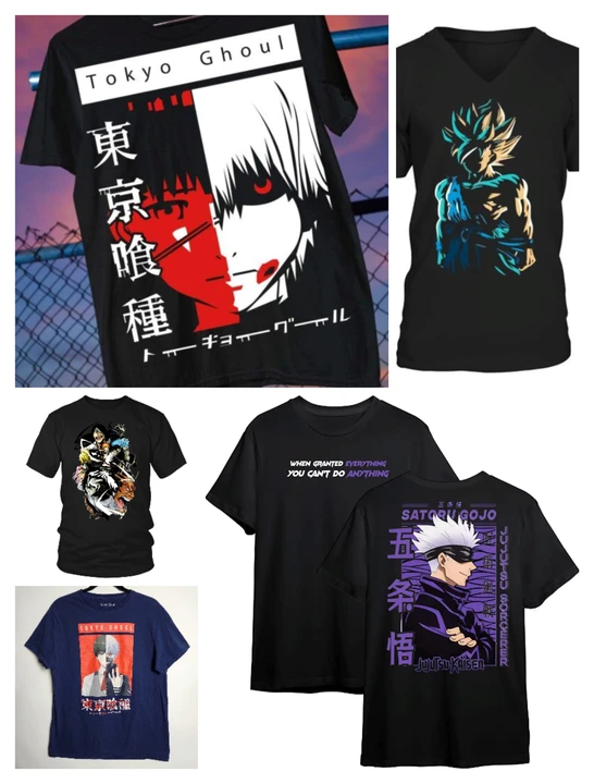 Anime graphic print tshirt  uploaded by business on 7/15/2023