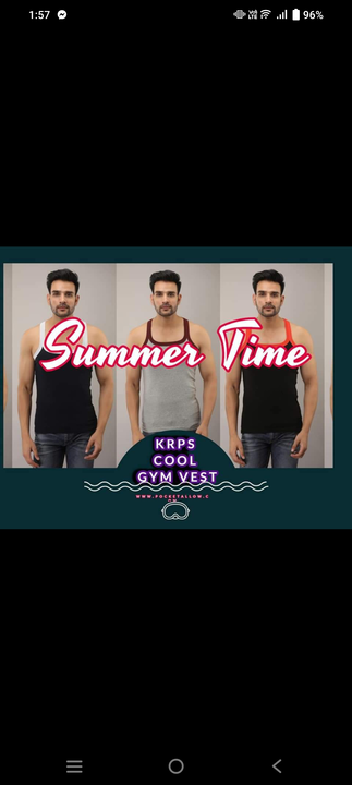 Mens Zym Vest Wholesale Rate Available  uploaded by NIPHU & CHAHU VLOGS  on 7/15/2023