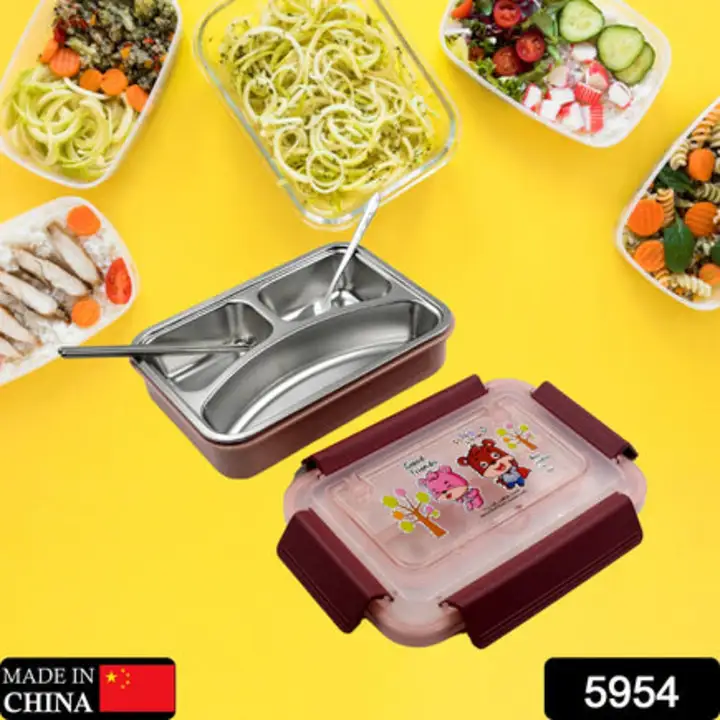 5954 Food‑Safe Materials Kids Lunch Box With steel... uploaded by DeoDap on 7/15/2023