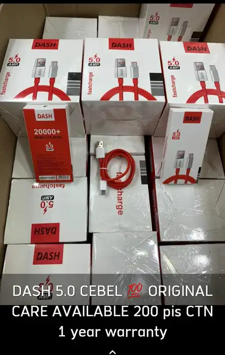 Dash 5.0 og cable  uploaded by Dadhimati Mobile Accessories on 7/15/2023