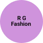 Business logo of R G FASHION