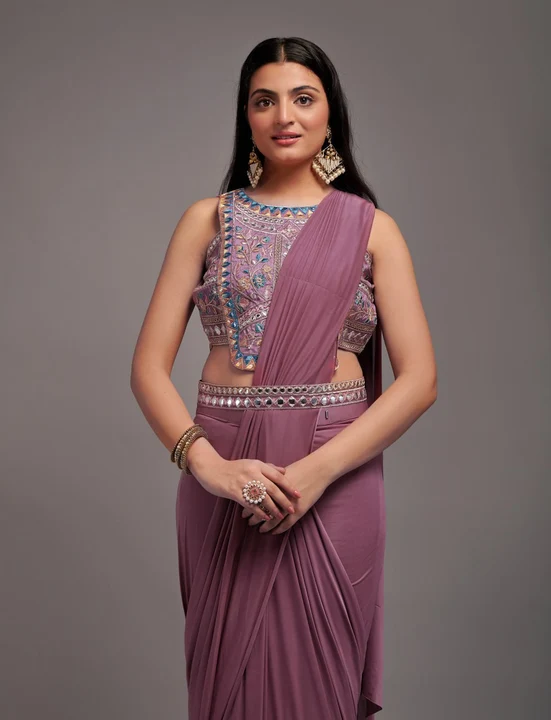 Women partywear saree uploaded by AK lifestyle on 7/15/2023